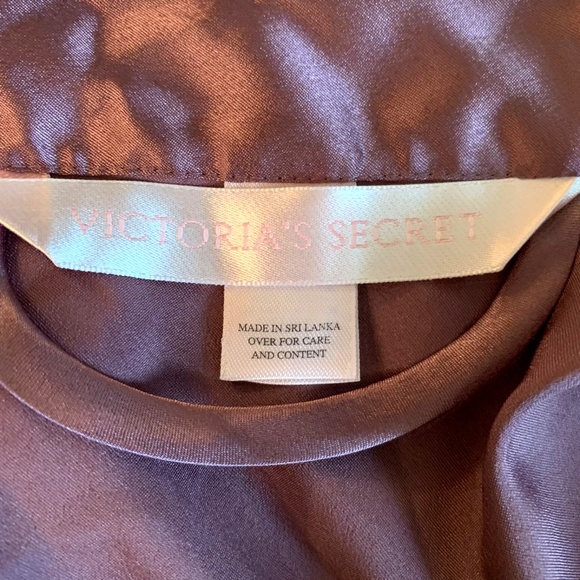 Victoria’s Secret Satin Kimono Robe Tie Front Women’s One Size Purple Bridal - Picture 2 of 14